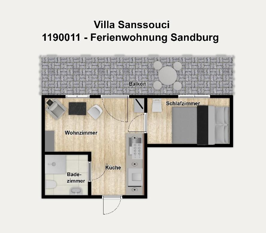 Apartment Sanssouci Sandburg Ostseebad Binz